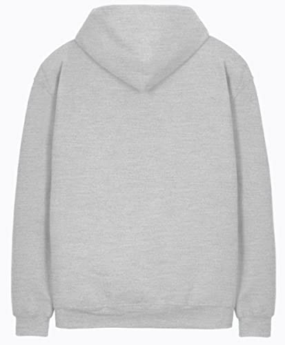 minicult Cotton Printed Hoodie for Boys and Girls Ideal for Light Winter ( Pack of 1) (Grey)