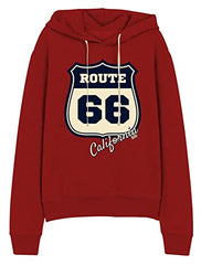 minicult Cotton Printed Hoodie for Boys and Girls Ideal for Light Winter( Pack of 2)(Red)