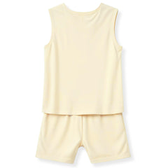 minicult Kids Matching Cotton Vest and Shorts coords with cute animal Prints(Dino)