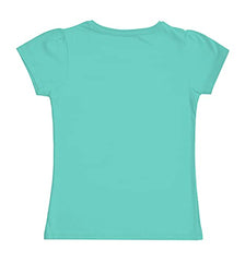 minicult Girls Half sleeeves Cotton Tshirt with Cute Prints and Colorfull (B015)(Pack of 2) Charcoal Black