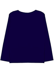 minicult Cotton Printed Full Sleeve T Shirts for Boys(Pack of 2)(Navy-1)