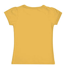 minicult Girls Half sleeeves Cotton Tshirt with Cute Prints and Colorfull (B011)(Pack of 2) Dark Red