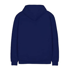minicult Cotton Printed Hoodie for Boys and Girls Ideal for Light Winter( Pack of 2)(Dark Blue)