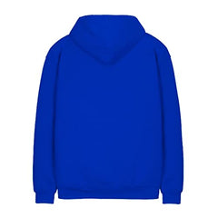 minicult Cotton Printed Hoodie for Boys and Girls Ideal for Light Winter( Pack of 1)(Blue)