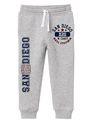 minicult Cotton Track Pants with Graphic Prints and Pockets (Pack 1) (Grey 1)