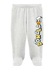 Disney by Minicult Mickey Mouse Footed Pajama Pants For Baby Boys And Girls Pack of 3- Blue1