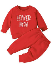 Minicult coords sweatshirt and pants set for  kids . FOr valentines day 