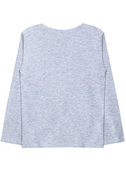 minicult Cotton Printed Full Sleeve T Shirts for Boys(Pack of 2)(Grey 2)