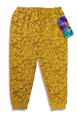 Mini Cult Baby Boy's and Baby Girl's Cotton Printed Pyjama (Multicolour) (Pack of 5)