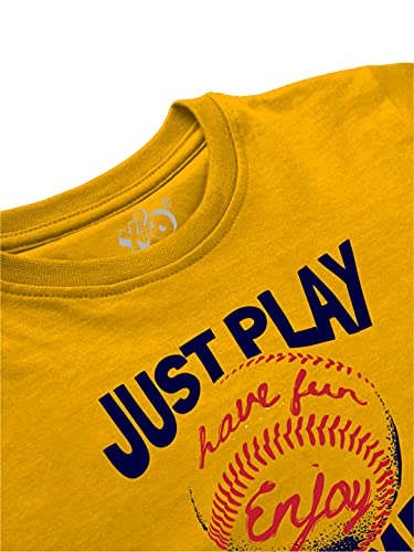 minicult Cotton Printed Full Sleeve T Shirts for Boys(Pack of 2)(Yellow)